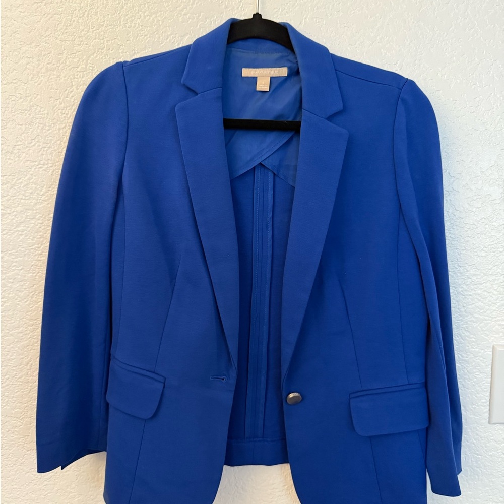 Banana Republic Blue Blazer Structured Professional Jacket